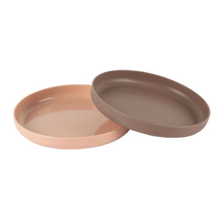 Set piatti Dantoy baby bioplastica sabbia moka 2 pezzi sostenibile.