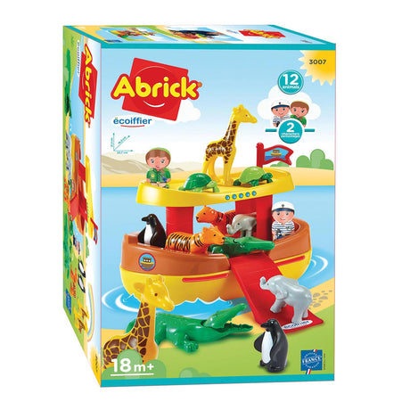 Abrick playset ecoiffier l'arca di noè 14 parti