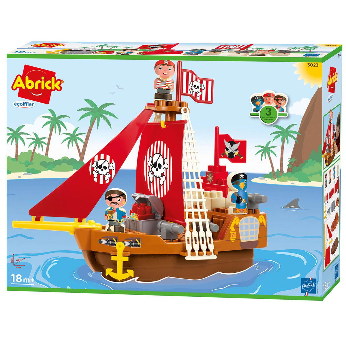Nave pirata Abrick ecoiffier