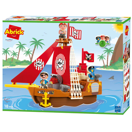 Nave pirata Abrick ecoiffier