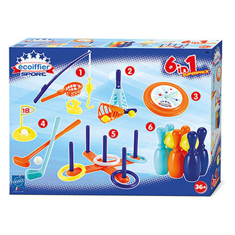 Ecoffier set sportivo ecoiffier sport - 6in1