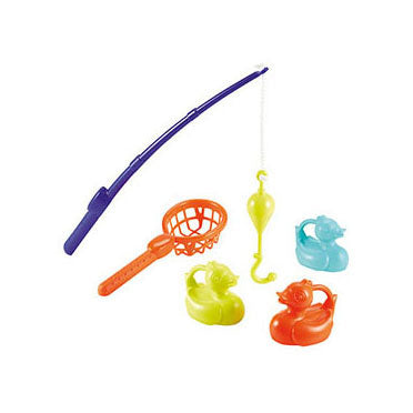 Ecoiffier gioco da pesca alle anatre con guadino - 5 pezzi.