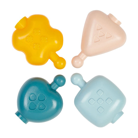 Set da gioco di costruzione con perline per abilità motorie Abrick ecoiffier bb - 16 pezzi.