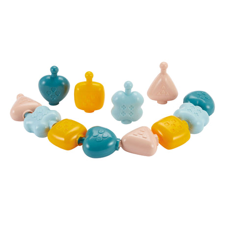 Abrick ecoiffier bb set da gioco 4in1 per bambini in scatola portaoggetti - 41 pz.