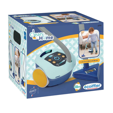 Écoiffier ecoiffier clean home giocattolo aspirapolvere blu