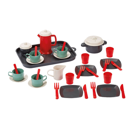 Écoiffier ecoiffier 100% set da tè e cena da chef
