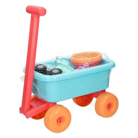 Carrello da spiaggia Ecoiffier con accessori - 8 pz.