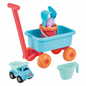 Carrello da spiaggia Ecoiffier con accessori - 8 pz.