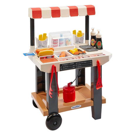 Banco street food Ecoiffier 100% chef - 25 pz.
