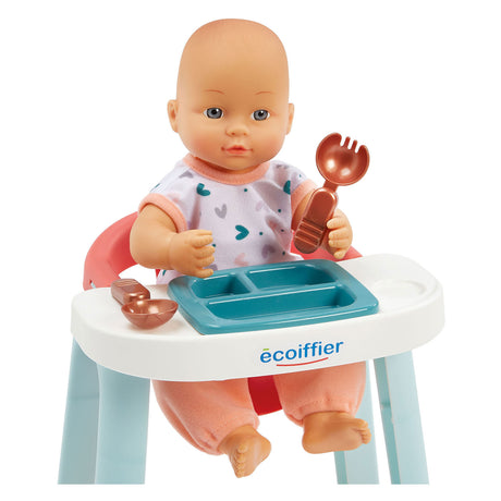 Cameretta per bambini 3in1 Ecoiffier con bambolina - 8 pezzi.