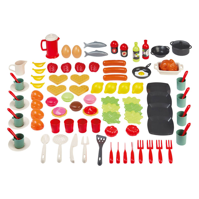 Set cibo e stoviglie Ecoiffier 100% chef - 100pz.