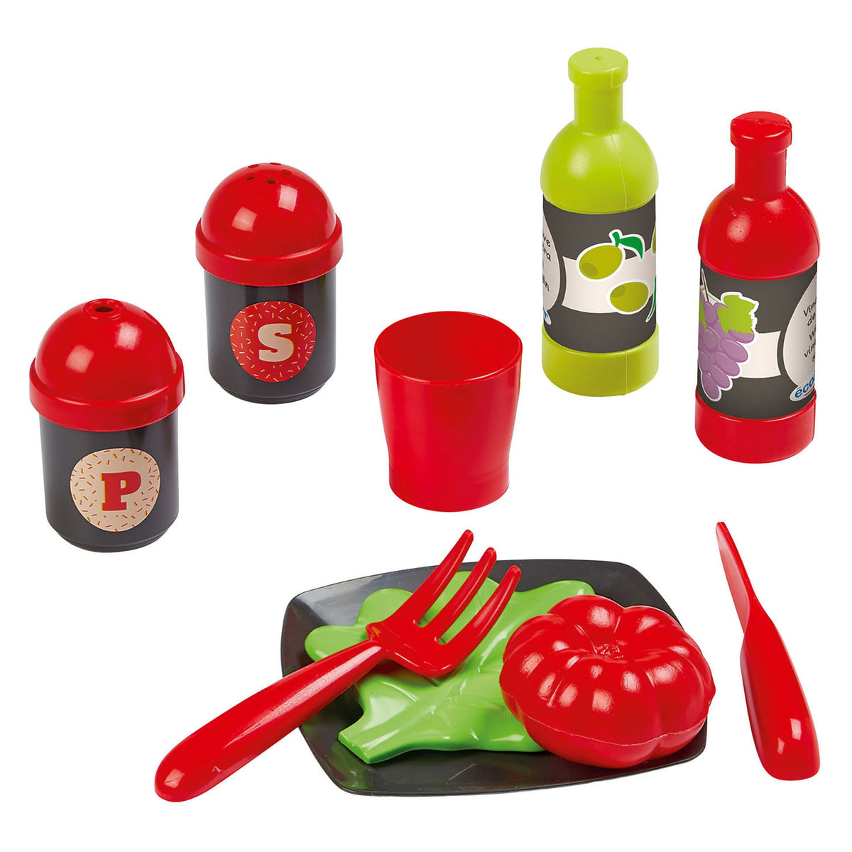 Set cibo e stoviglie Ecoiffier 100% chef - 100pz.