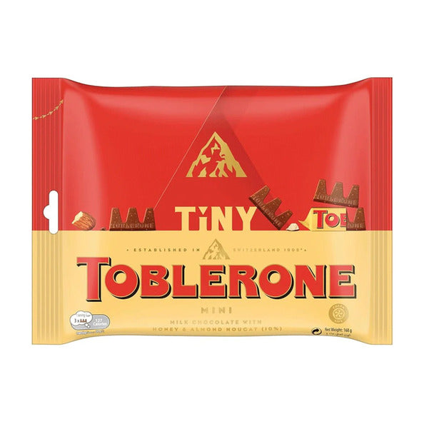 Toblerone bustina di latte minuscola (20x 168 gr)