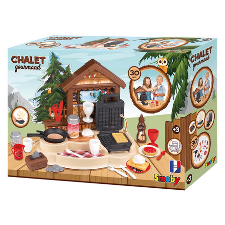 Chalet invernale smolito con accessori 30dlg.