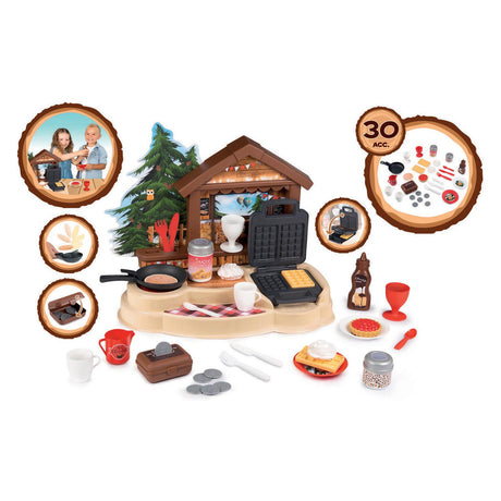 Chalet invernale smolito con accessori 30dlg.
