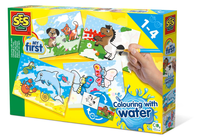 Ses il mio primo: colorare con acqua