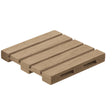 Set sottobicchieri Ootb pallet 4 pezzi 10x10 cm