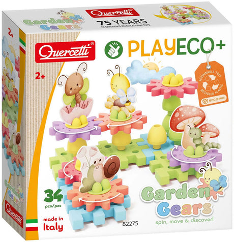 Quercetti playeco+ attrezzi da giardino fiorito