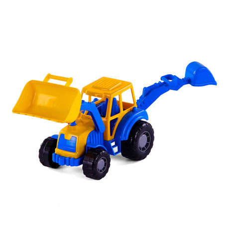 Trattore Cavallino con caricatore anteriore blu