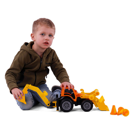 Cavallino Grip Excavator Tractor con pneumatici in gomma, 38,5 cm