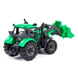 Trattore Cavallino senza marca con pala verde, scala 1:32