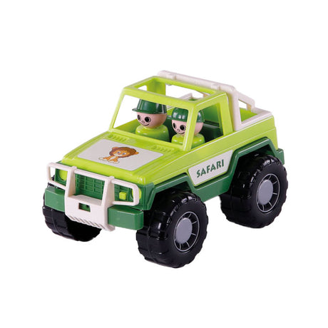 Cavallino Jeep Green con 2 figure di gioco