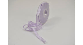 Nastro vichy 10mm x 20mtr lilla