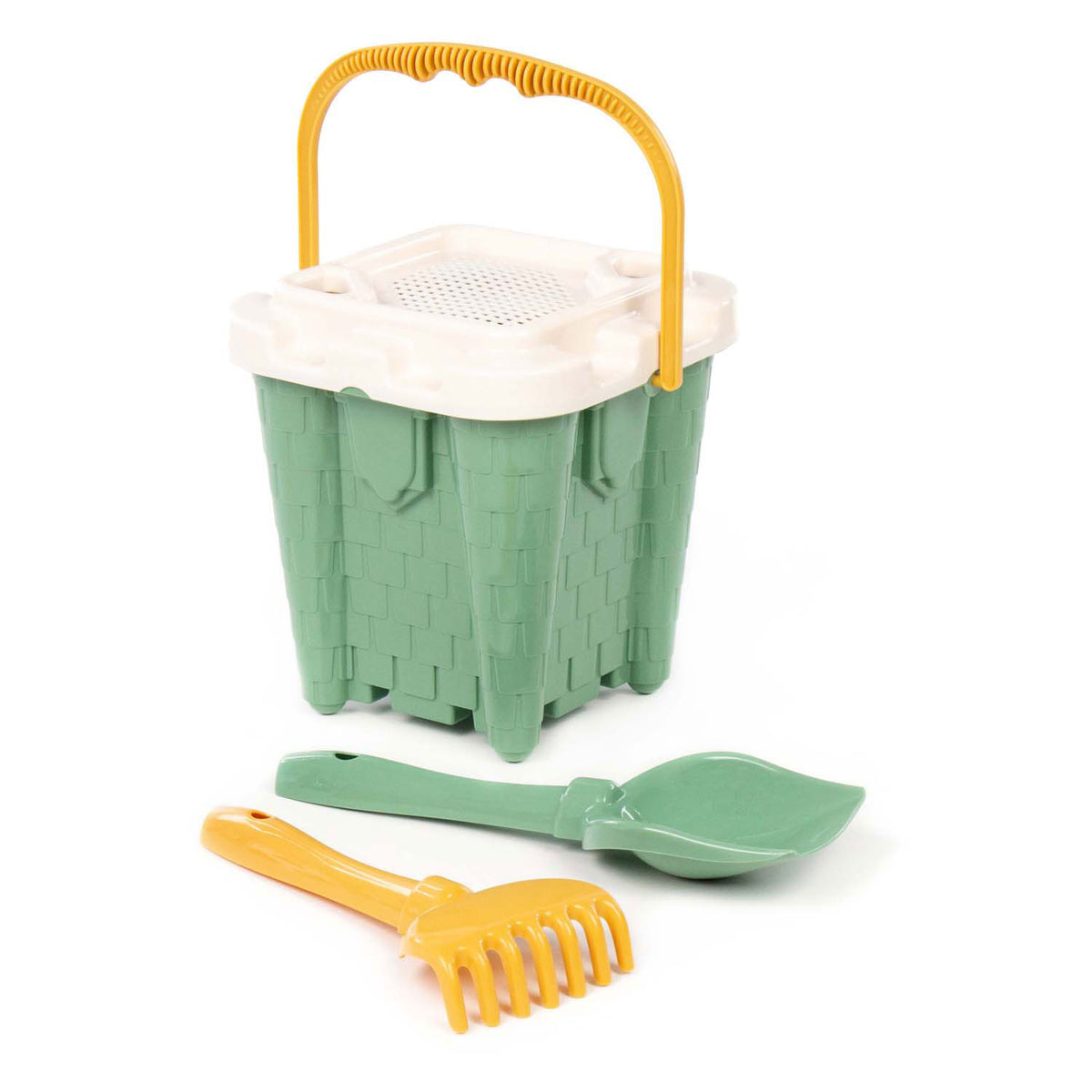 Set secchielli verde castello Cavallino, 4 pezzi.