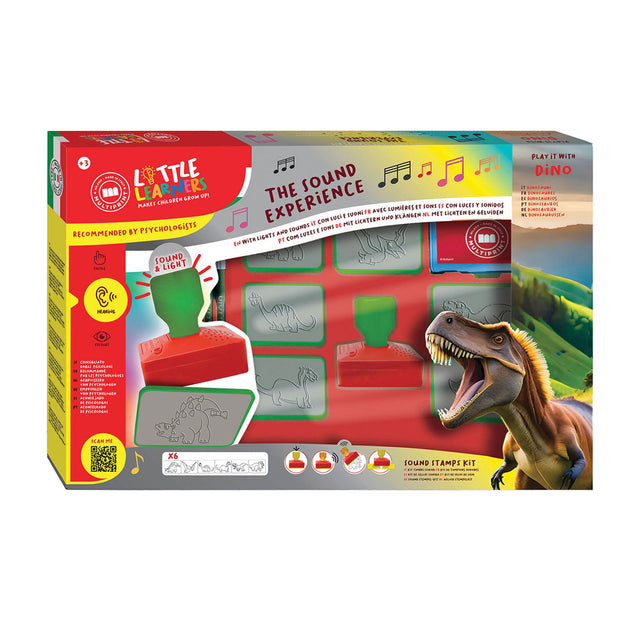 Set di francobolli Multiprint Dinosaurus con suoni