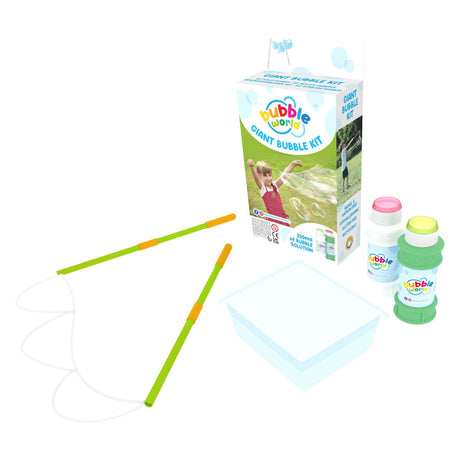 Set per soffiare bolle per creare bolle giganti - incl. soffiatore di bolle