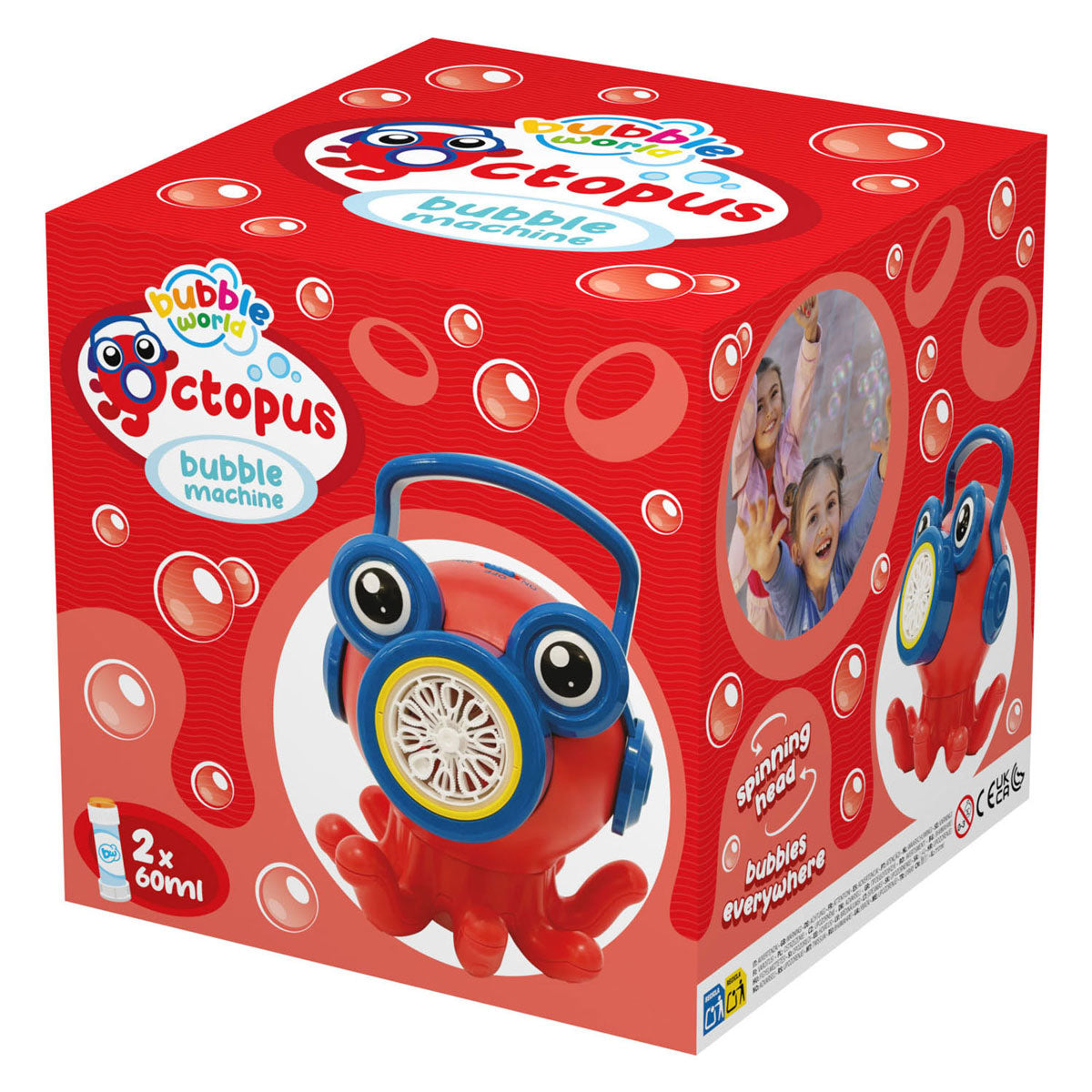 Polpo macchina per soffiare bolle