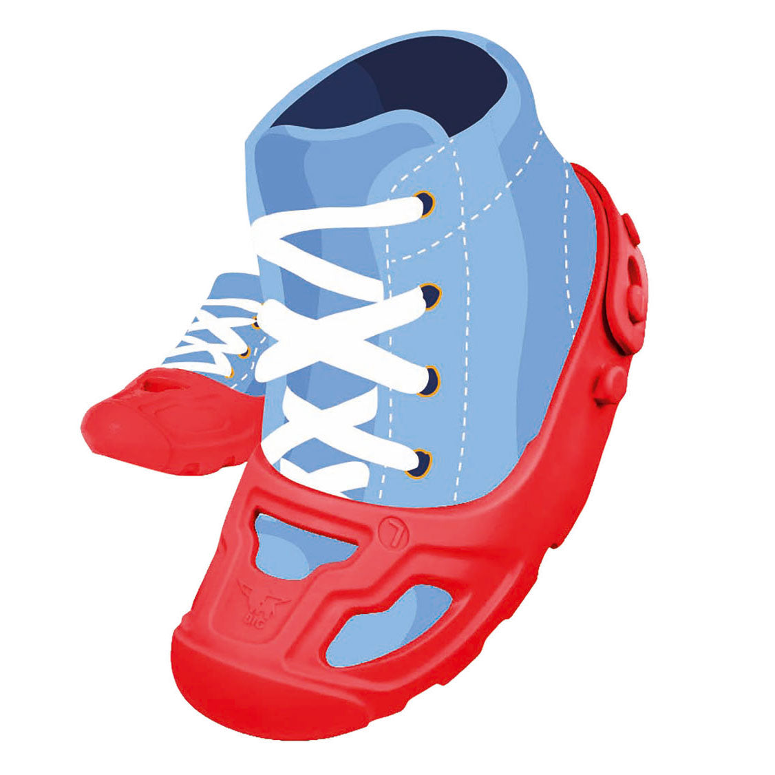 Big Shoe Protectors Red, taglia 21-27