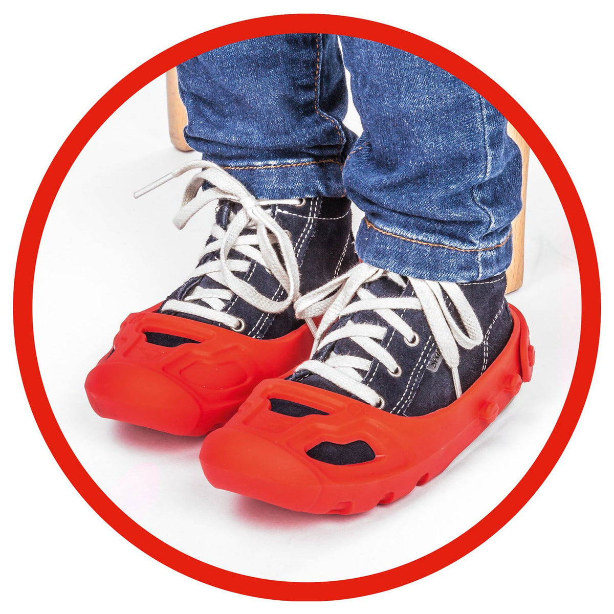Big Shoe Protectors Red, taglia 21-27