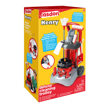 Casdon Cleaning Trolley Henry Deluxe Set