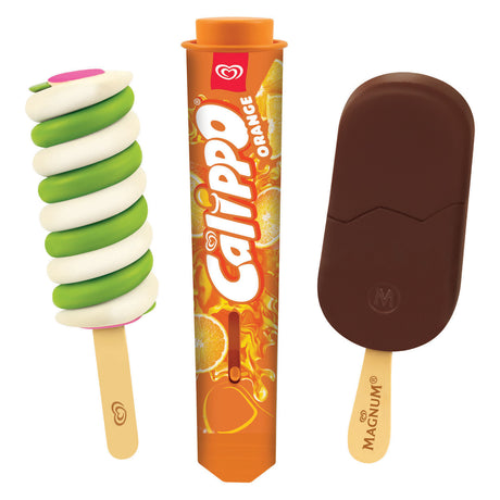 Casdon ola set di gelati giocattolo – set di 3 gelati giocattolo | con calippo, twister, magnum