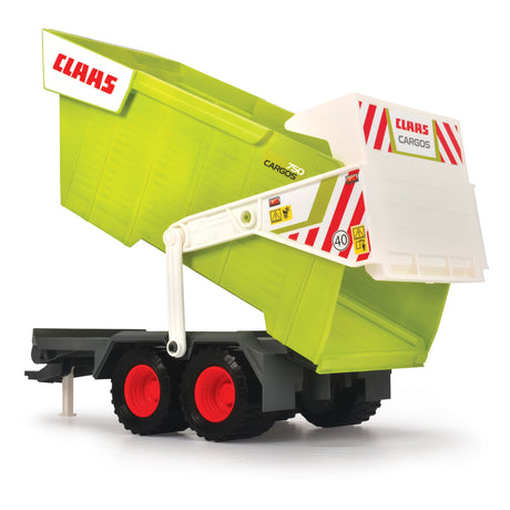 Trattore Dickie Claas con rimorchio ribaltabile