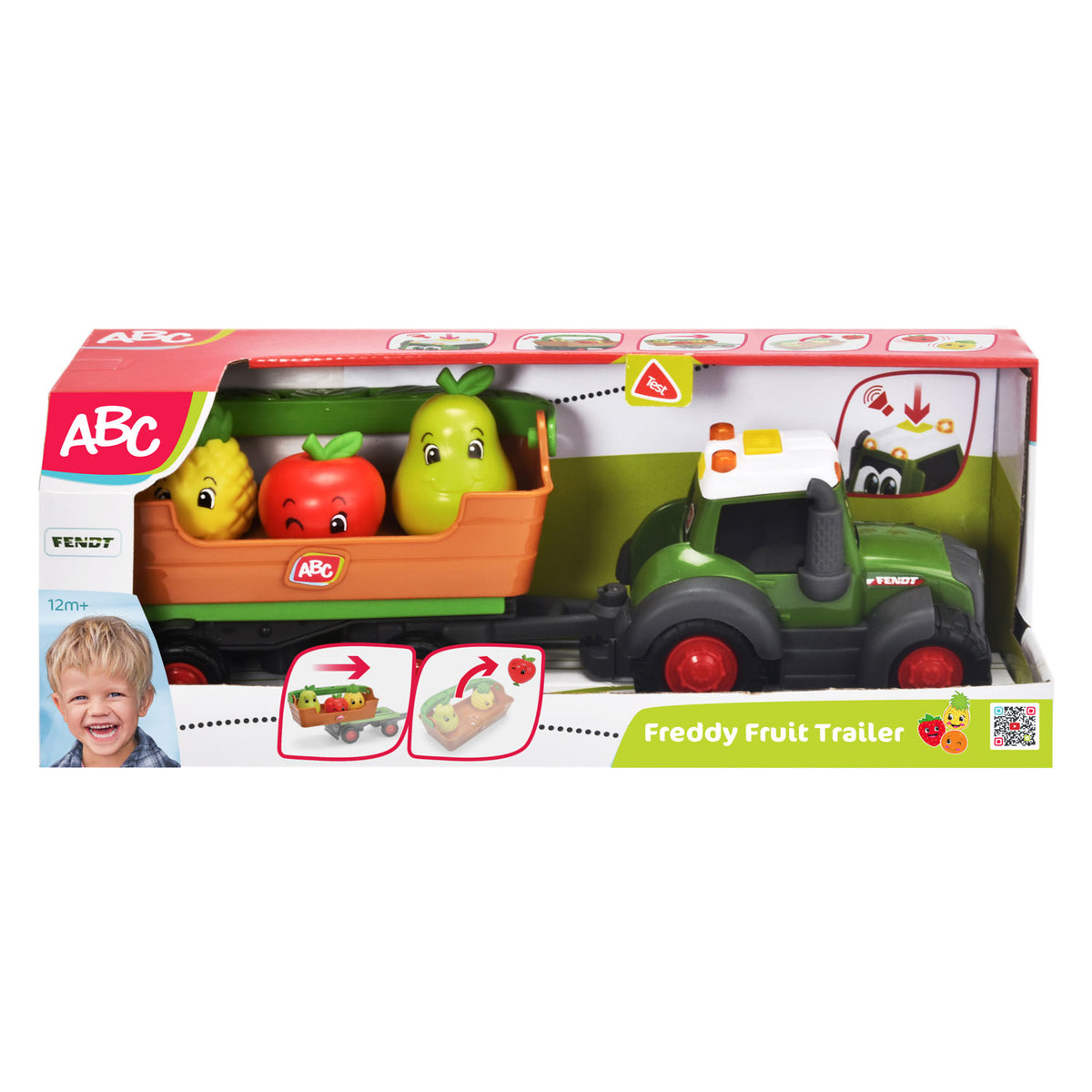 ABC Freddy Fruit Tractor con rimorchio