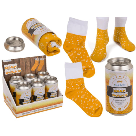 Calzini Ootb disegno birra in lattina di birra 76% cotone