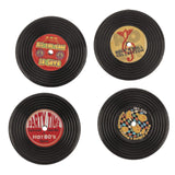 Magneti da frigorifero Ootb retro LP 4,2x4,2 cm set da 4 pezzi