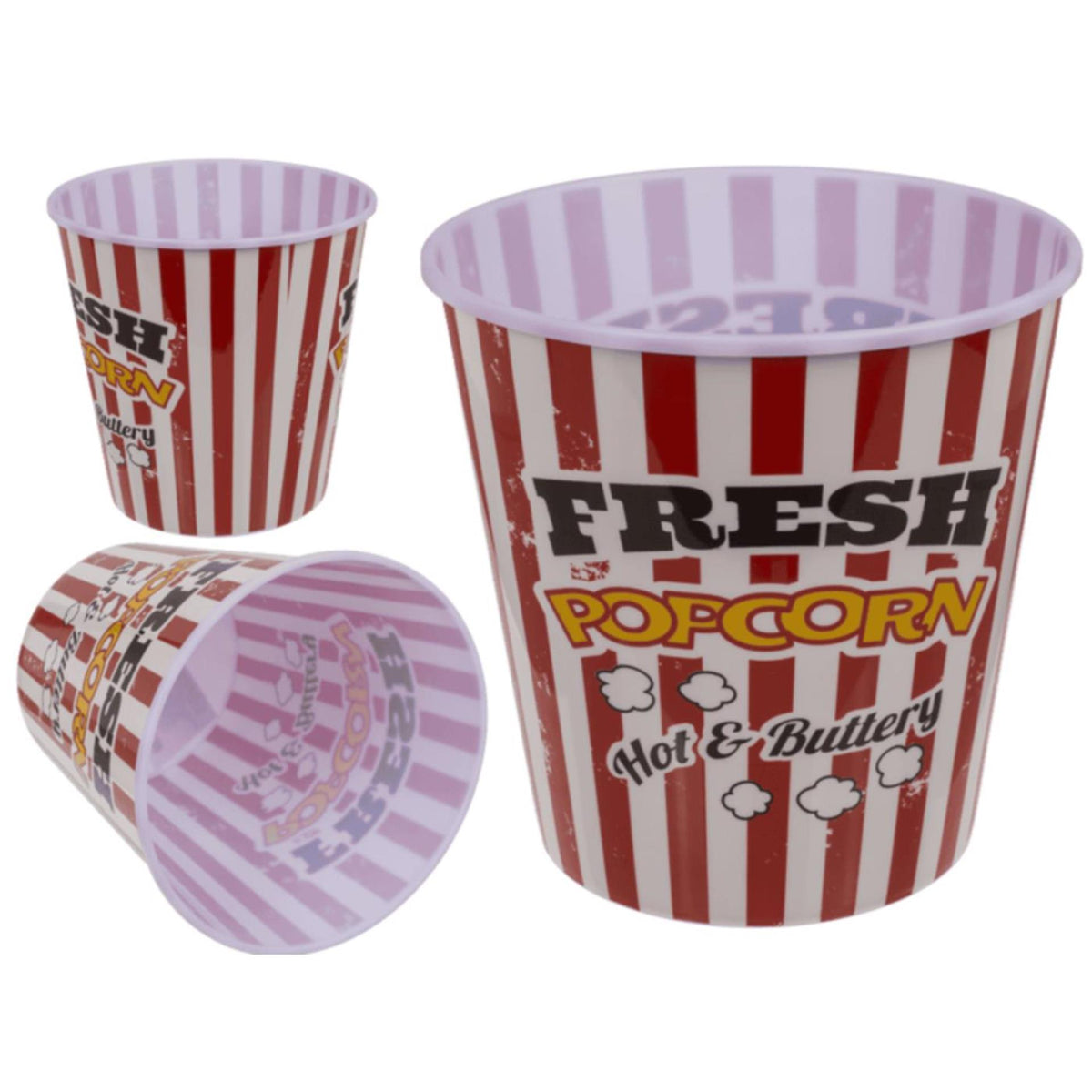 Ootb tazza per popcorn in plastica 18 cm