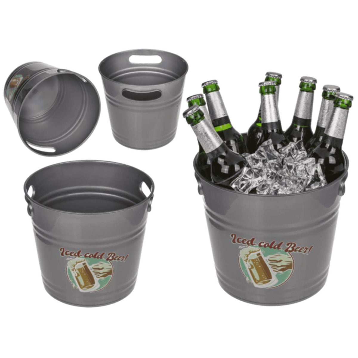 Secchiello per il ghiaccio Ootb con logo della birra 6l Secchiello per il ghiaccio con logo della birra 6l