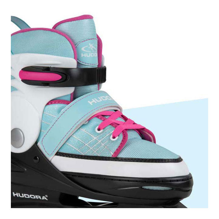 Pattini in linea Hudora basic mint, taglia 34-37