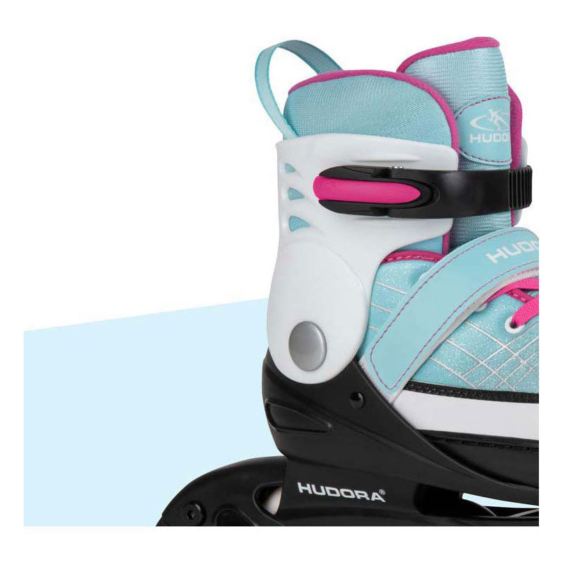 Pattini in linea Hudora basic mint, taglia 34-37