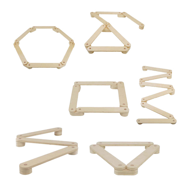 Set circuito bilanciamento in legno 509 crew, 15 pz.