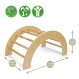 Arco da arrampicata in legno 509 crew con set di scivoli
