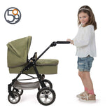Carrozzina per bambole 2 in 1