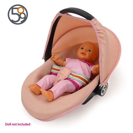 Seggiolino auto per bambole 509 crew 3 in 1 - rosa