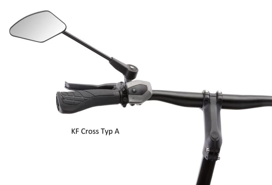 Specchio Krampe cross KFCA per manubrio tipo A