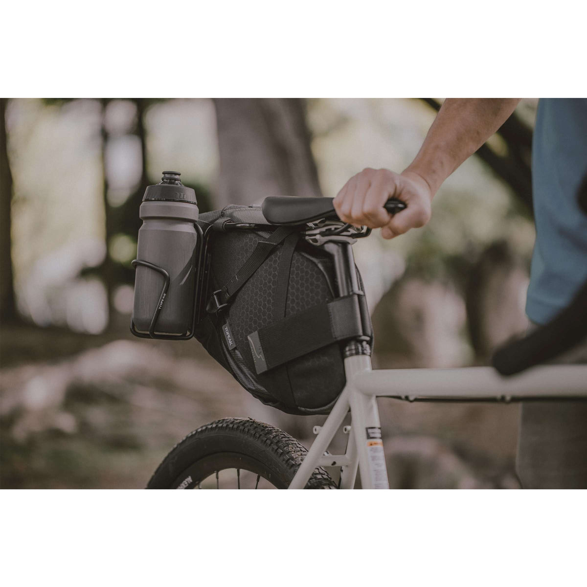 Backloader di sacchetti a sella topoak x 15l nero