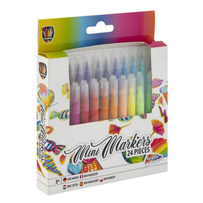 Set Grafix di 24 mini pennarelli in una scatola
